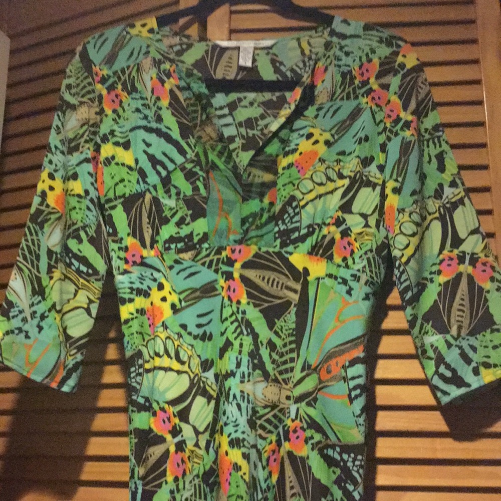 Diane Von Furstenberg midi print dress